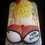 Chicago-Illinios-Blonde-Bombshell-Fancy-Bachelor-Butt-Cake